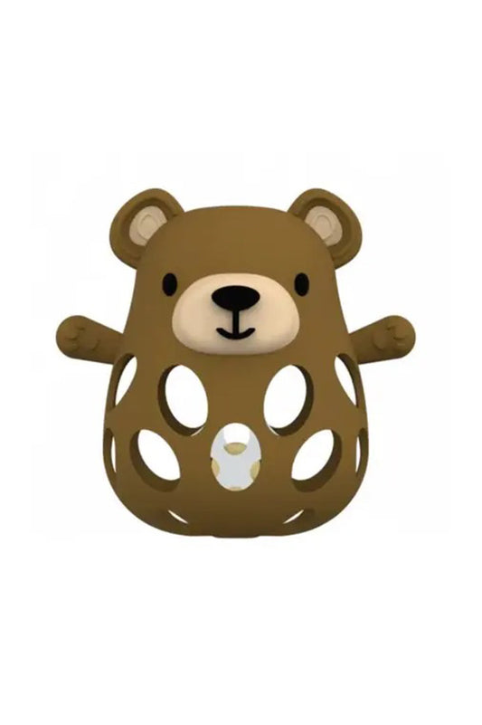 3D Teddy Teether in brown