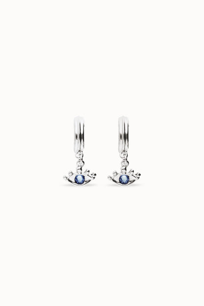 SER INTUITIVA EARRINGS IN SILVER FRONT VIEW