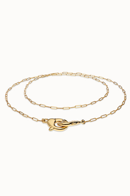 SER INSEPARABLE NECKLACE IN GOLD FRONT VIEW