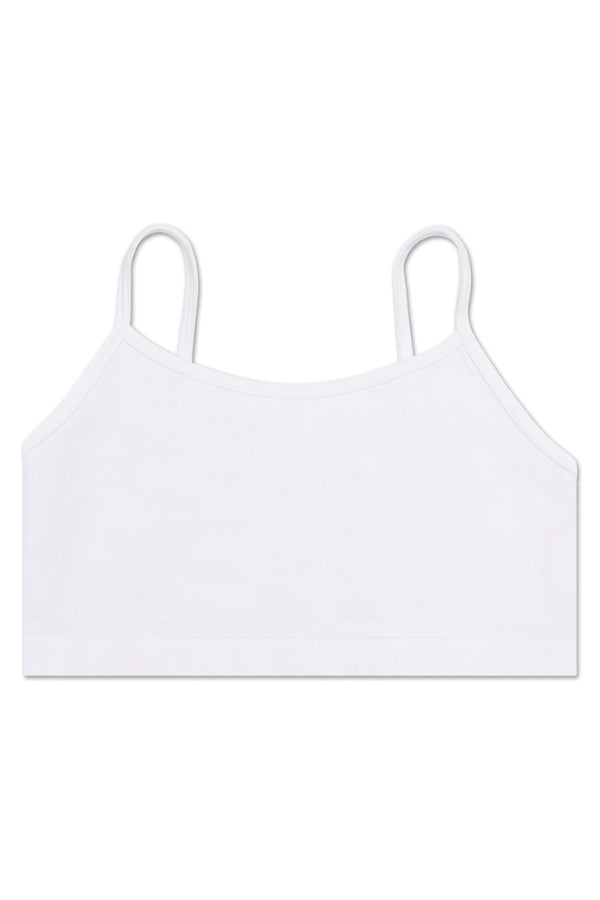 BRALETTE IN WHITE FRONT VIEW