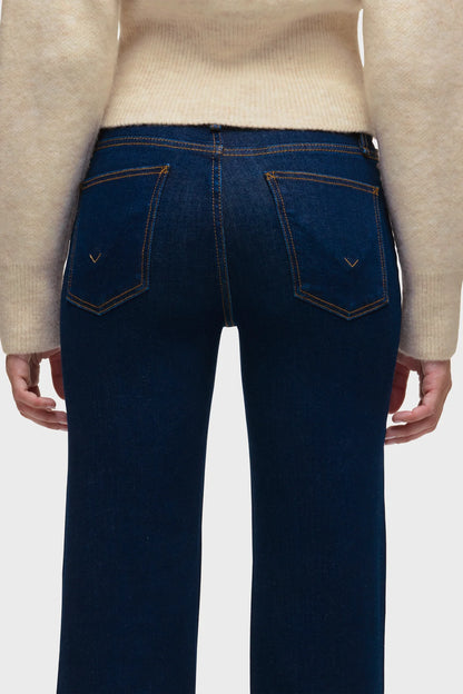 ROSIE HIGH RISE WIDE LEG IN RECHARGE BACK VIEW CLOSEUP