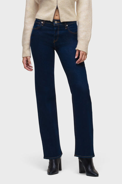 ROSIE HIGH RISE WIDE LEG IN RECHARGE FRONT VIEW