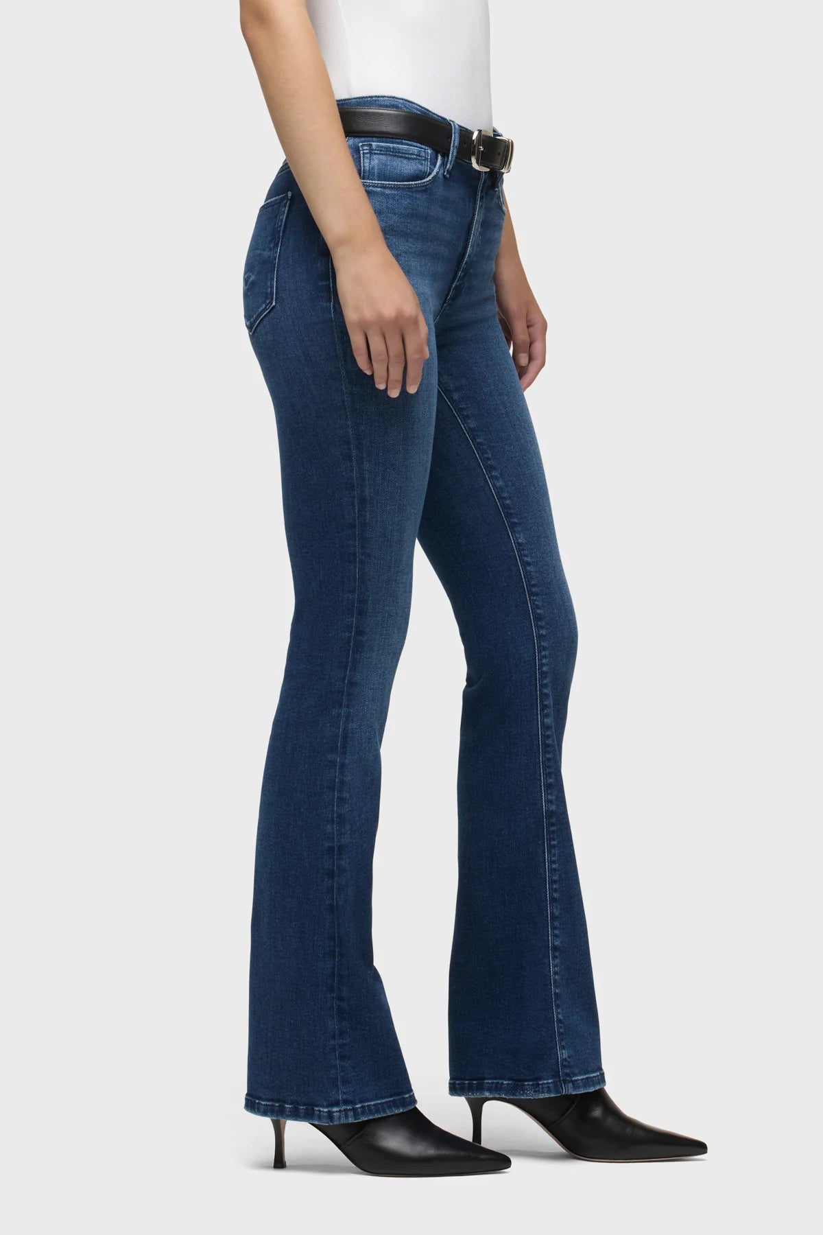BARBARA HIGH RISE BOOTCUT IN LEAP YEAR SIDE VIEW