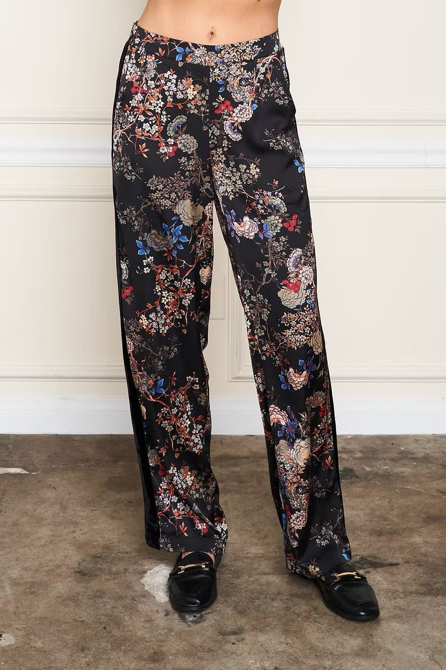 NAGOYA VELVET STRIPE PANT IN NAGOYA FRONT VIEW