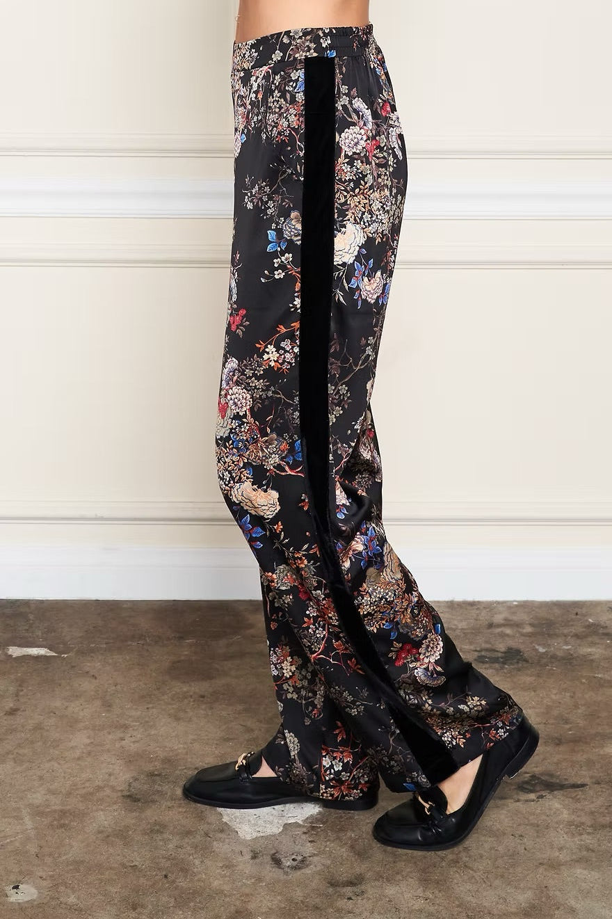 NAGOYA VELVET STRIPE PANT IN NAGOYA SIDE VIEW