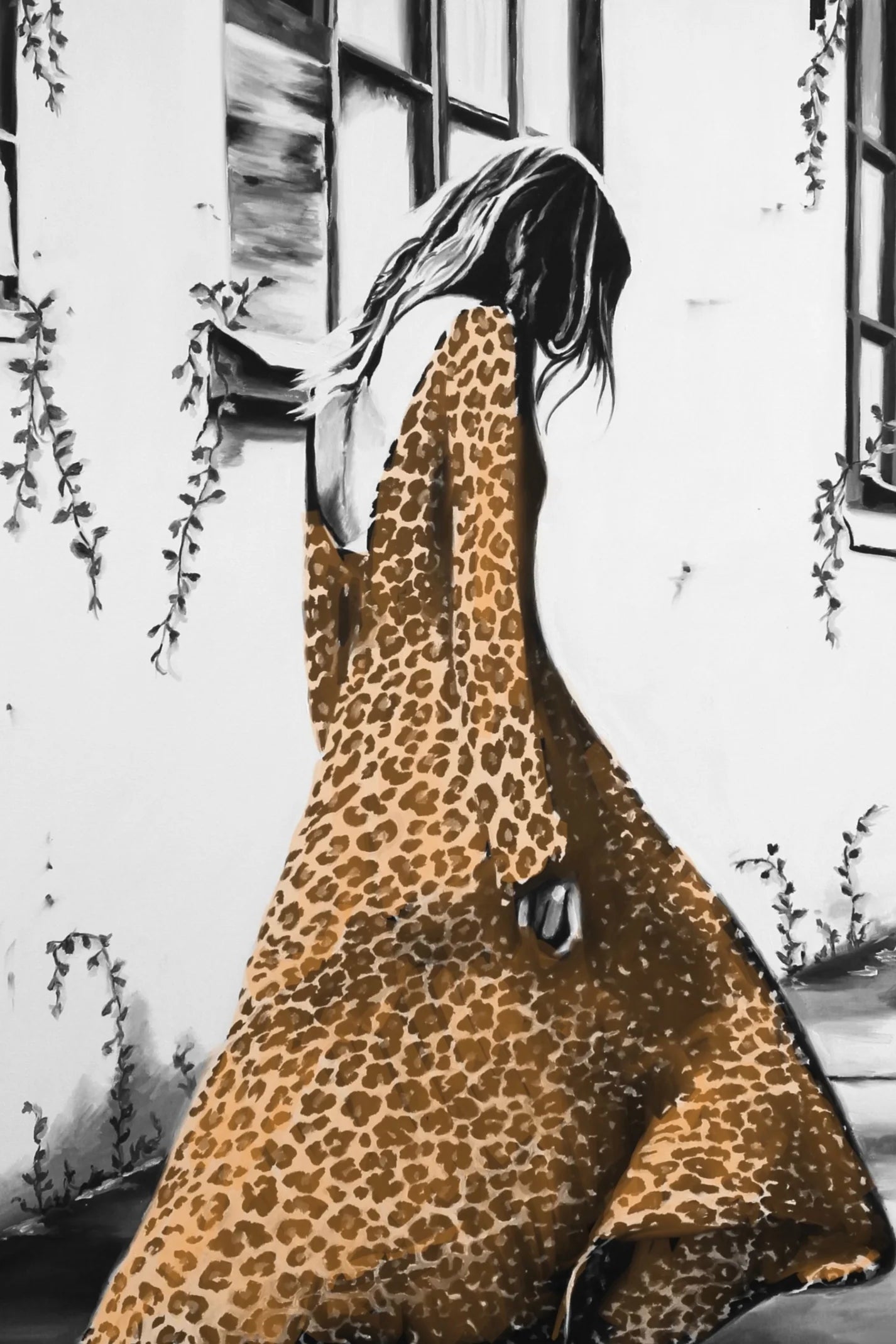 UPHILL BATTLE MUSHIE TEE IN WORN WHITE GRAPHIC VIEW