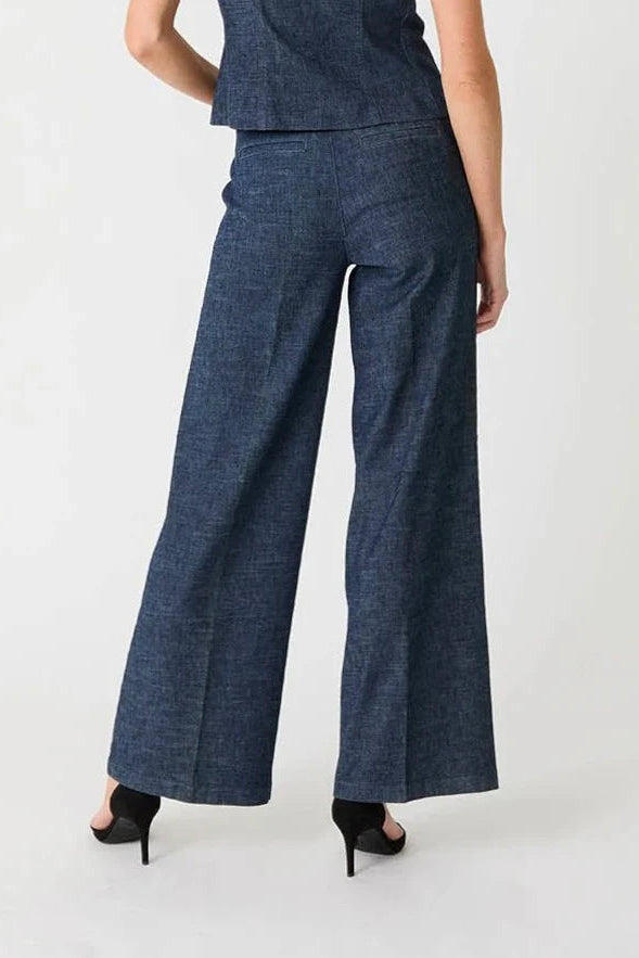 TALLULAH PANT IN INDIGO NIGHT BACK VIEW