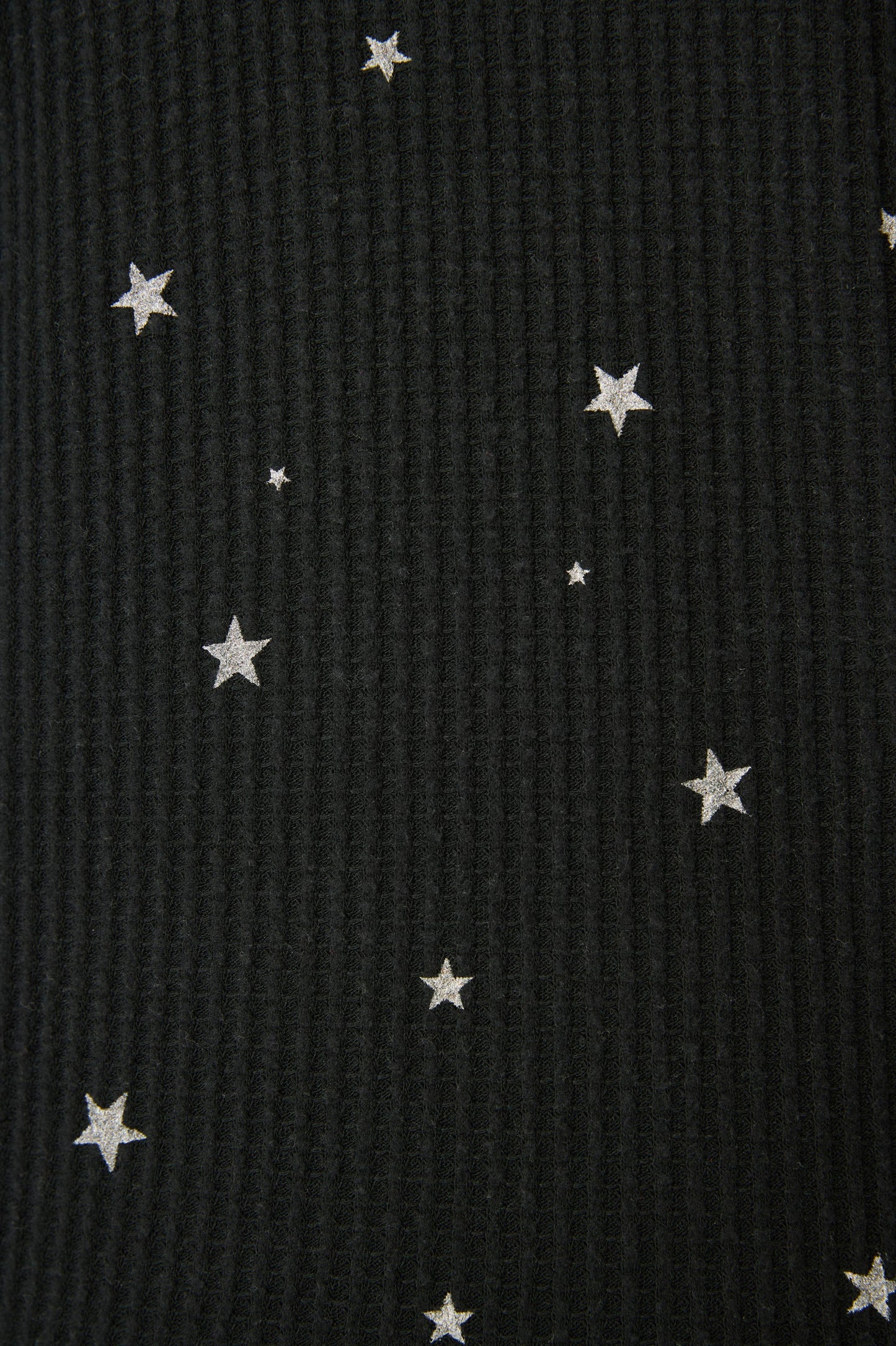 SKI JAMMIE CLASSICS PJ SET IN BLACK DETAIL VIEW