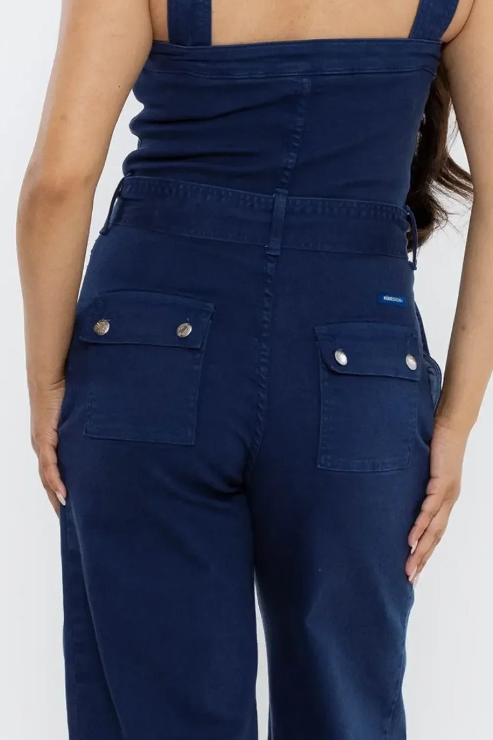 THE ATHENA JUMPSUIT IN ROYAL BLUE BACK VIEW