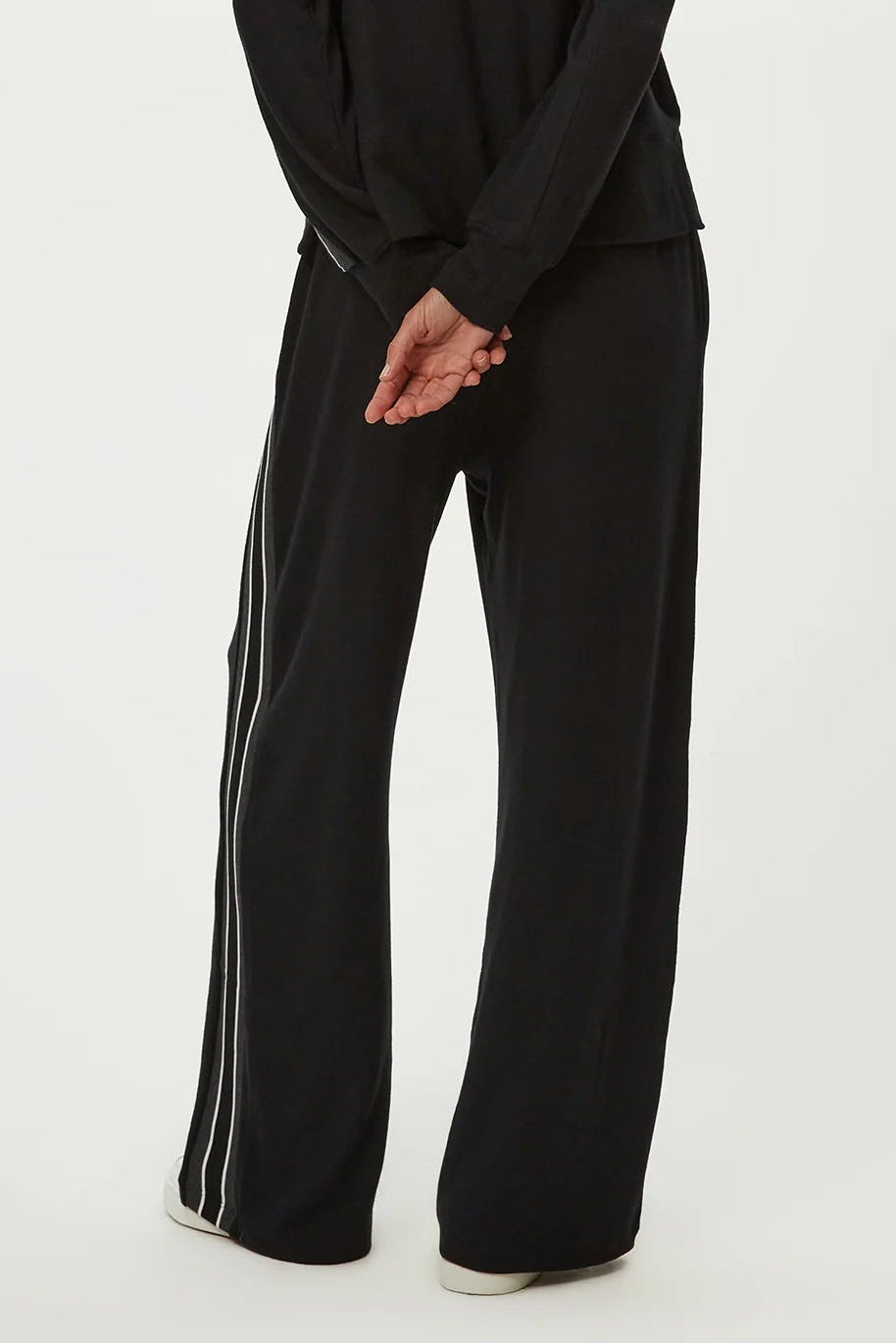 JUDY TRACK PANT IN BLACK BACK VIEW