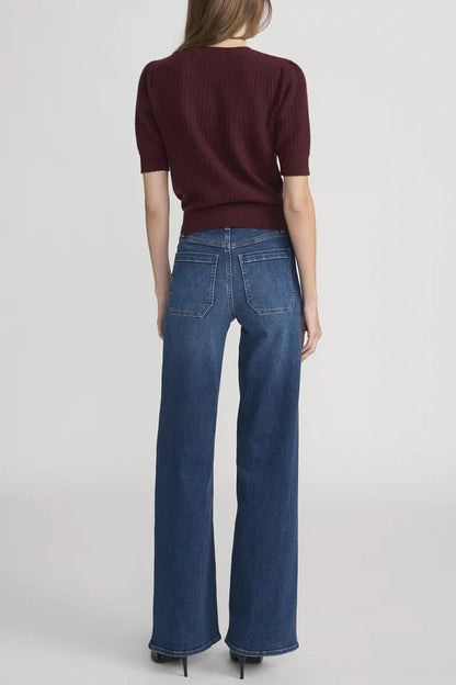 LE SLIM PALAZZO MODERNIST POCKET IN SAVIOR BACK VIEW