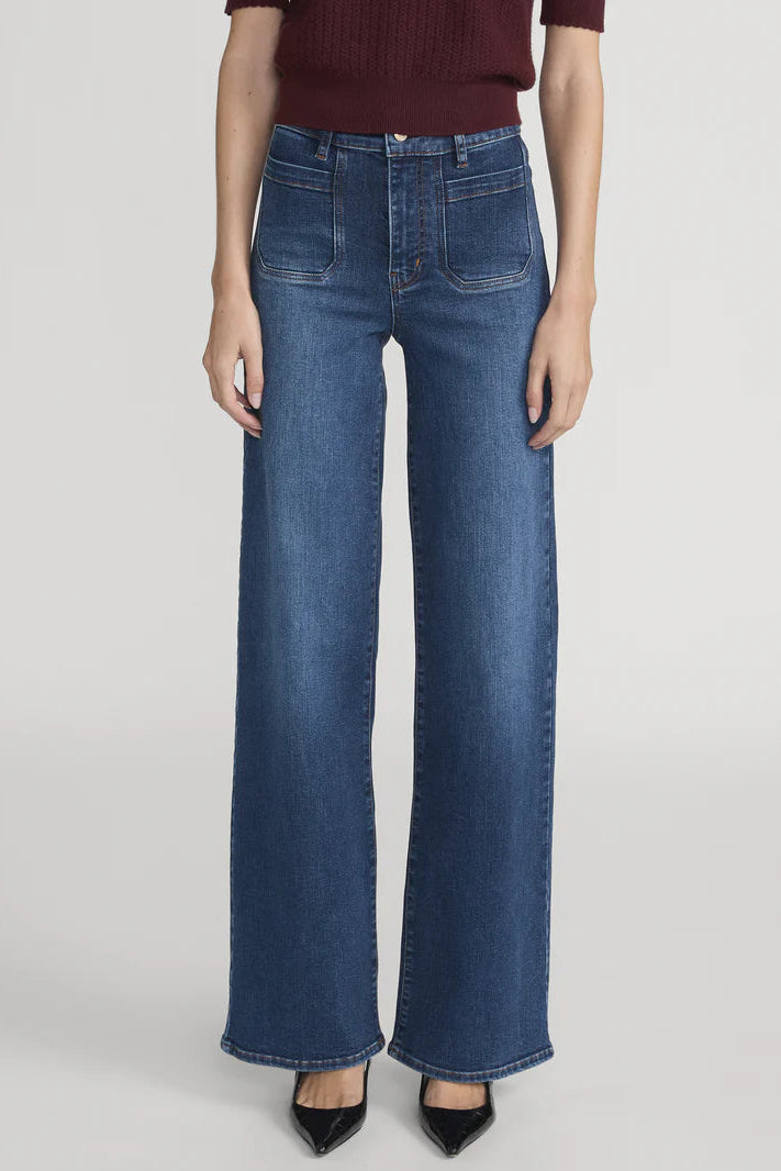 LE SLIM PALAZZO MODERNIST POCKET IN SAVIOR FRONT VIEW