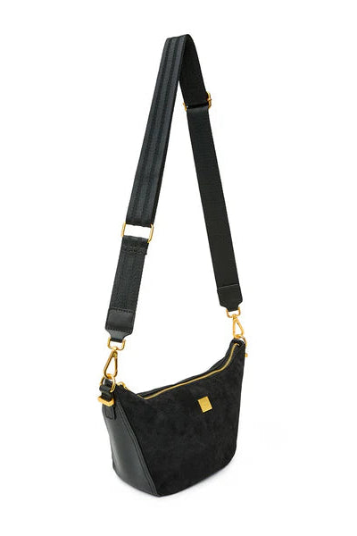 MOONBEAM BAG IN BLACK FRONT VIEW