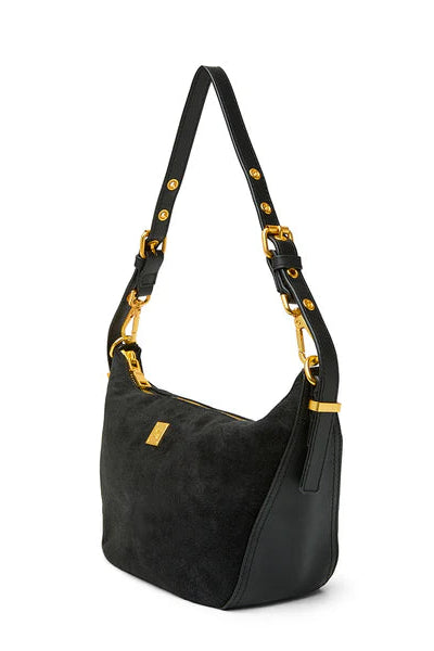 MOONBEAM BAG IN BLACK FRONT VIEW