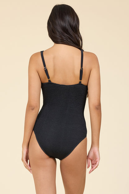 KRINKLE TWIST CUTOUT ONE PIECE (+colors)