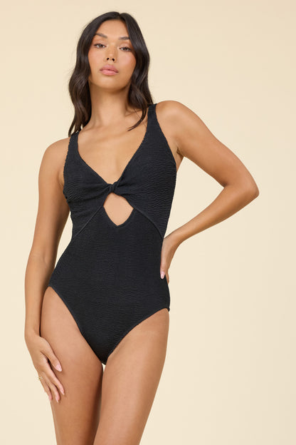 KRINKLE TWIST CUTOUT ONE PIECE (+colors)