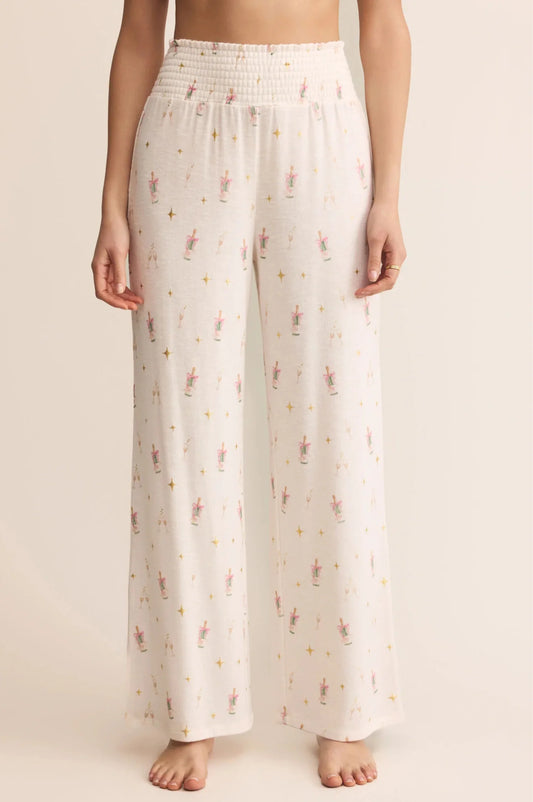 DAWN CHAMPS PANT IN VANILLA ICE FRONT VIEW