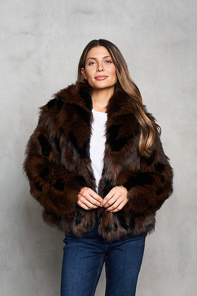 FUR JACKET IN MINK FRONT VIEW