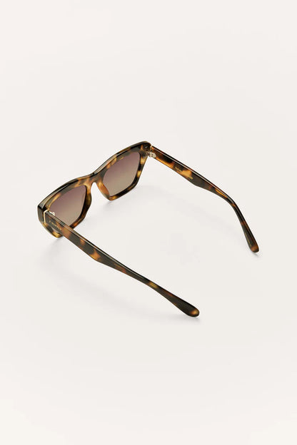PARK AVE SUNGLASSES IN BROWN TORTOISE/ GREY BACK VIEW