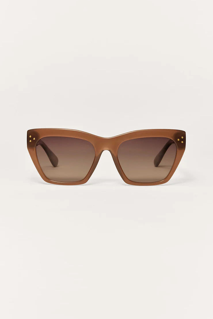 PARK AVE SUNGLASSES IN TAUPE TORTOISE/GRADIENT FRONT VIEW