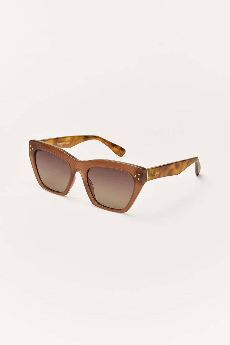 PARK AVE SUNGLASSES IN TAUPE TORTOISE/GRADIENT SIDE VIEW