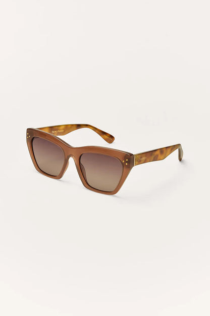 PARK AVE SUNGLASSES IN TAUPE TORTOISE/GRADIENT SIDE VIEW