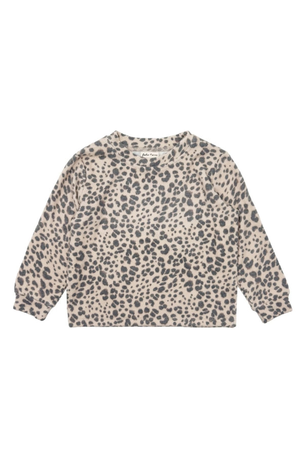 AVA HACCI TOP IN SAND FRONT VIEW