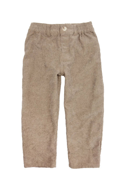 CAMDEN CORDUROY PANT IN GINGER SNAP FRONT VIEW