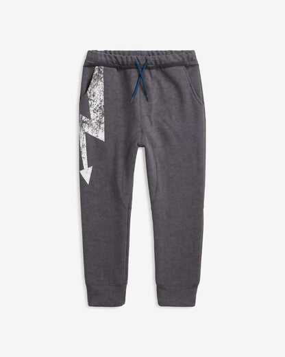 SIDEWALK SWEATS IN WASHED GREY FRONT VIEW