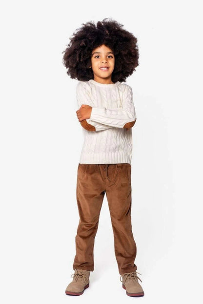 CLUB PANT IN BRITISH KHAKI FRONT VIEW