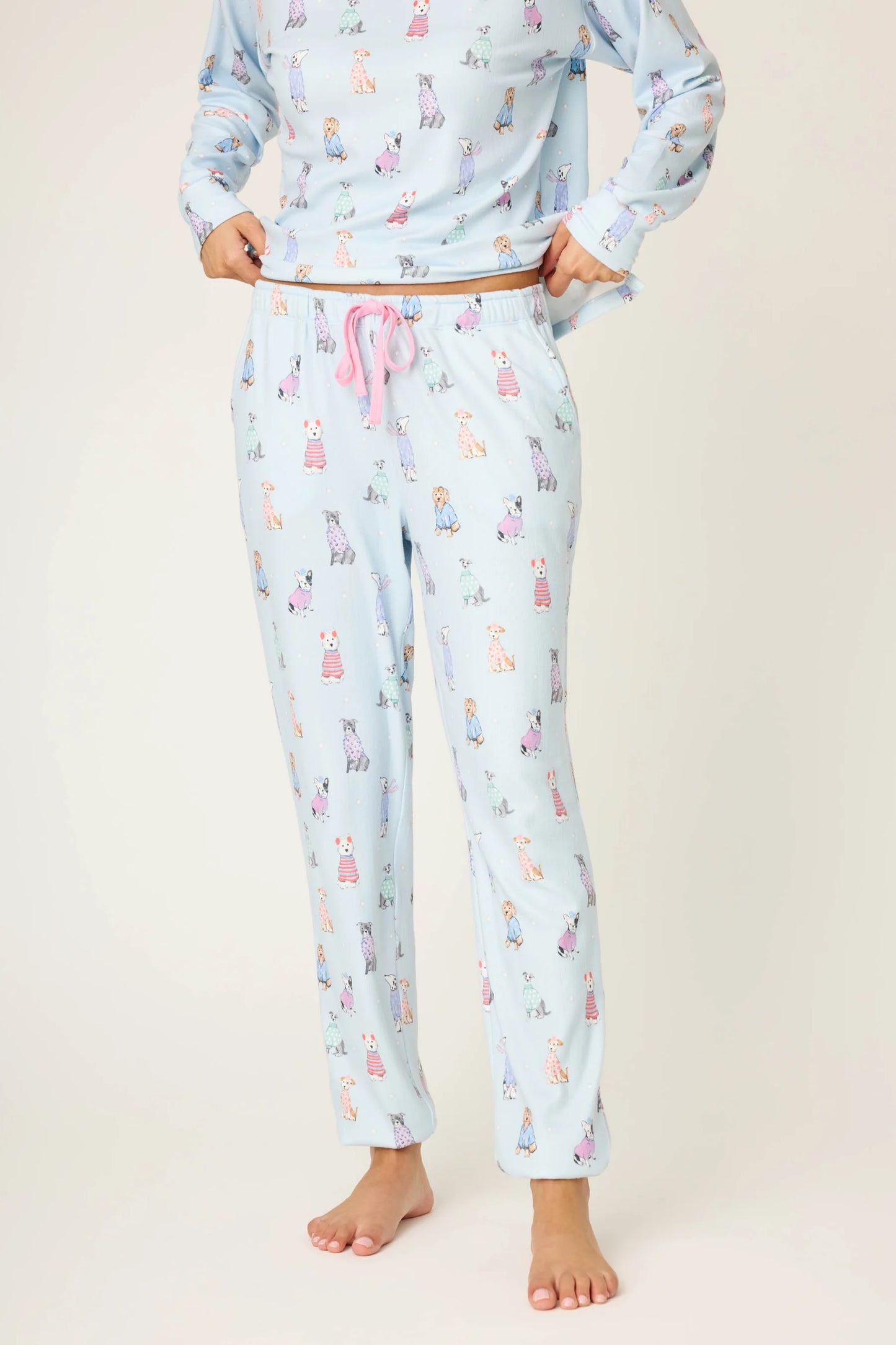 DOGGONE COLD PANT IN BLUE HAZE FRONT VIEW