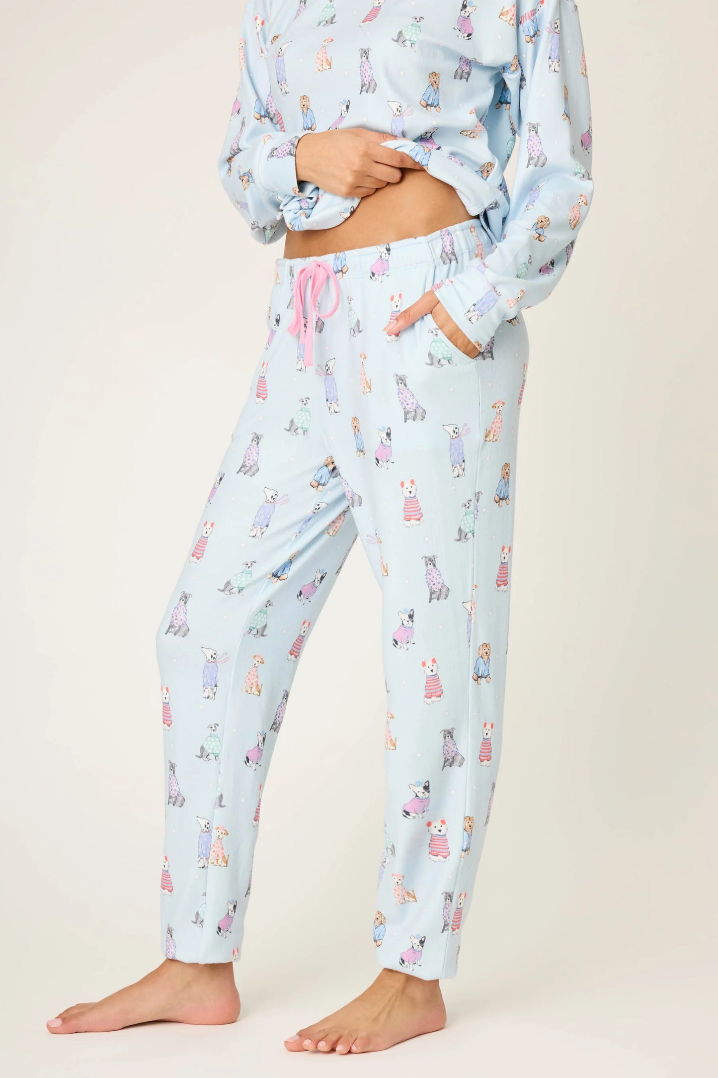 DOGGONE COLD PANT IN BLUE HAZE SIDE VIEW