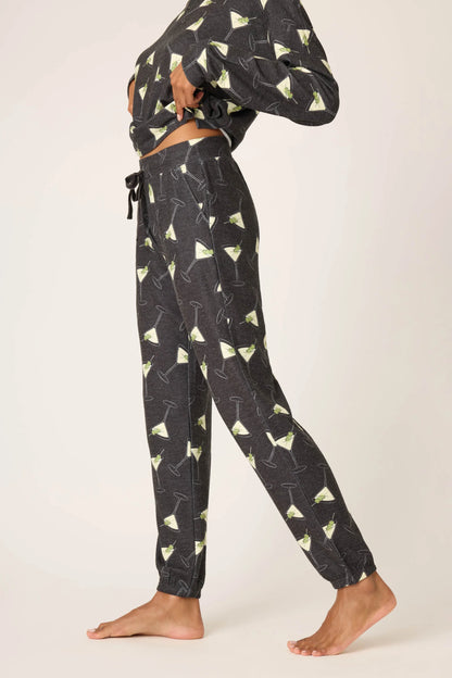 MERRIER MARTINI PANT IN BLACK SIDE VIEW
