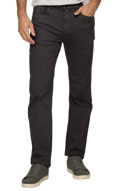 LOUISVILLE GARMENT DYE PANT IN CHARCOAL FRONT VIEW
