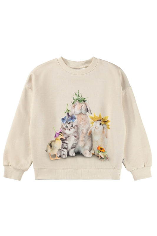 MAXI SWEATSHIRT IN PHOTOBOOTH FRONT VIEW