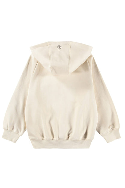 MIC HOODIE IN SUMMER SAND BACK VIEW