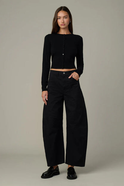 The bowie jean in black style view