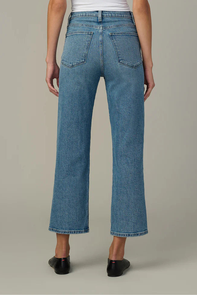 The Margo crop straight jean in good eye back view