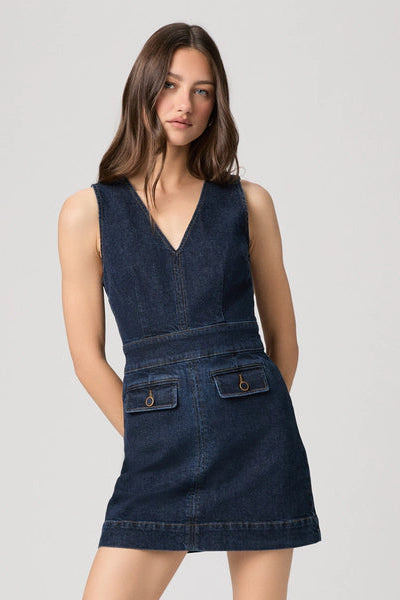 Sylvia mini dress in ballast front view