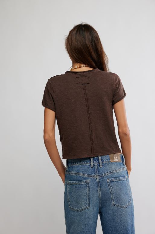 Take 2 Tee in double espresso combo back view