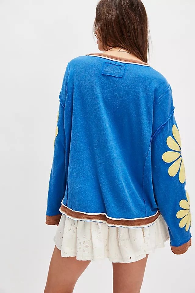 You're a star tee in navy combo back view