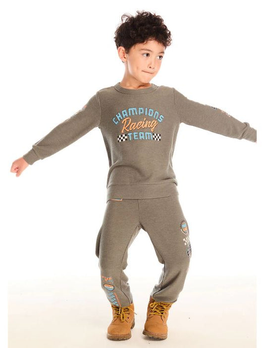 Champion racing team long sleeve in safari style view