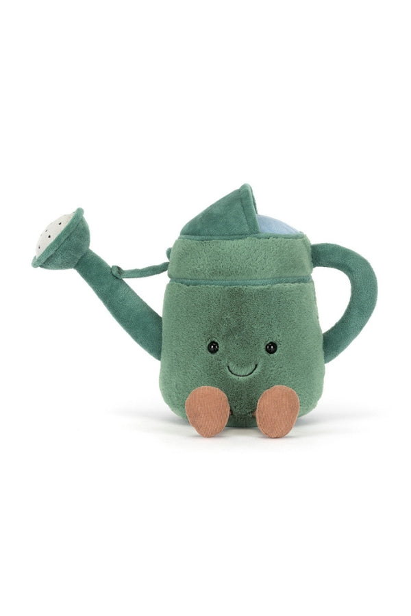 AMUSEABLES WATERING CAN IN GREEN FRONT VIEW