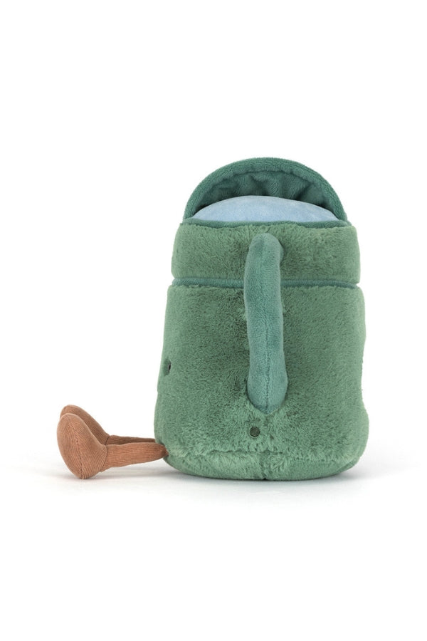 AMUSEABLES WATERING CAN IN GREEN SIDE VIEW