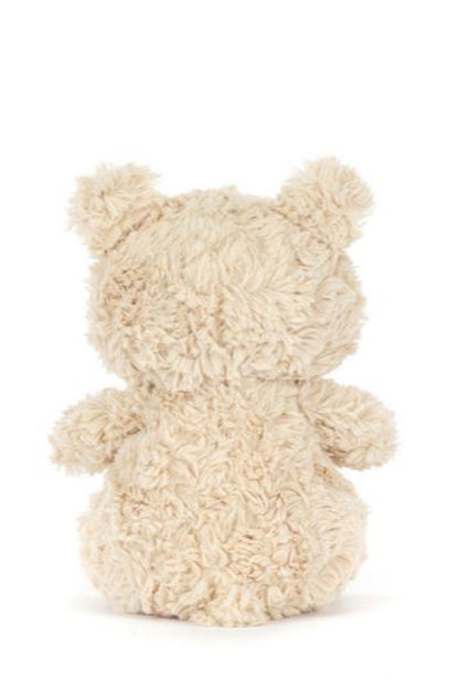 Bartholomew bear junior in cream back view
