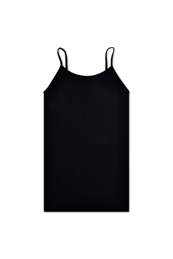 CAMI IN BLACK FRONT VIEW