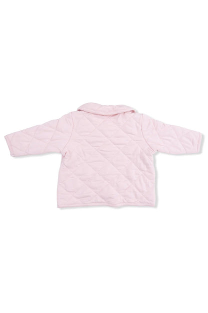 Quilted jacket in solid lotus back view