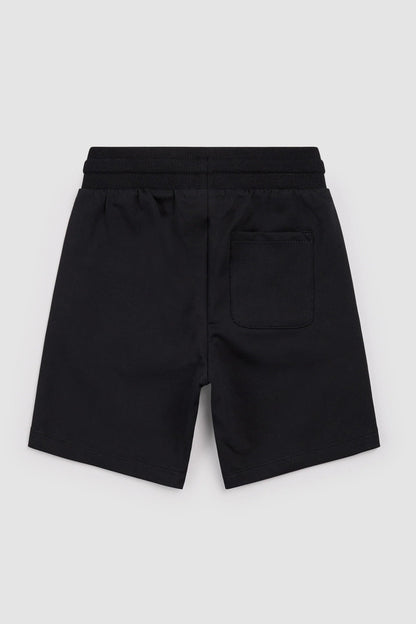 KNIT SHORT IN BLACK BACK VIEW
