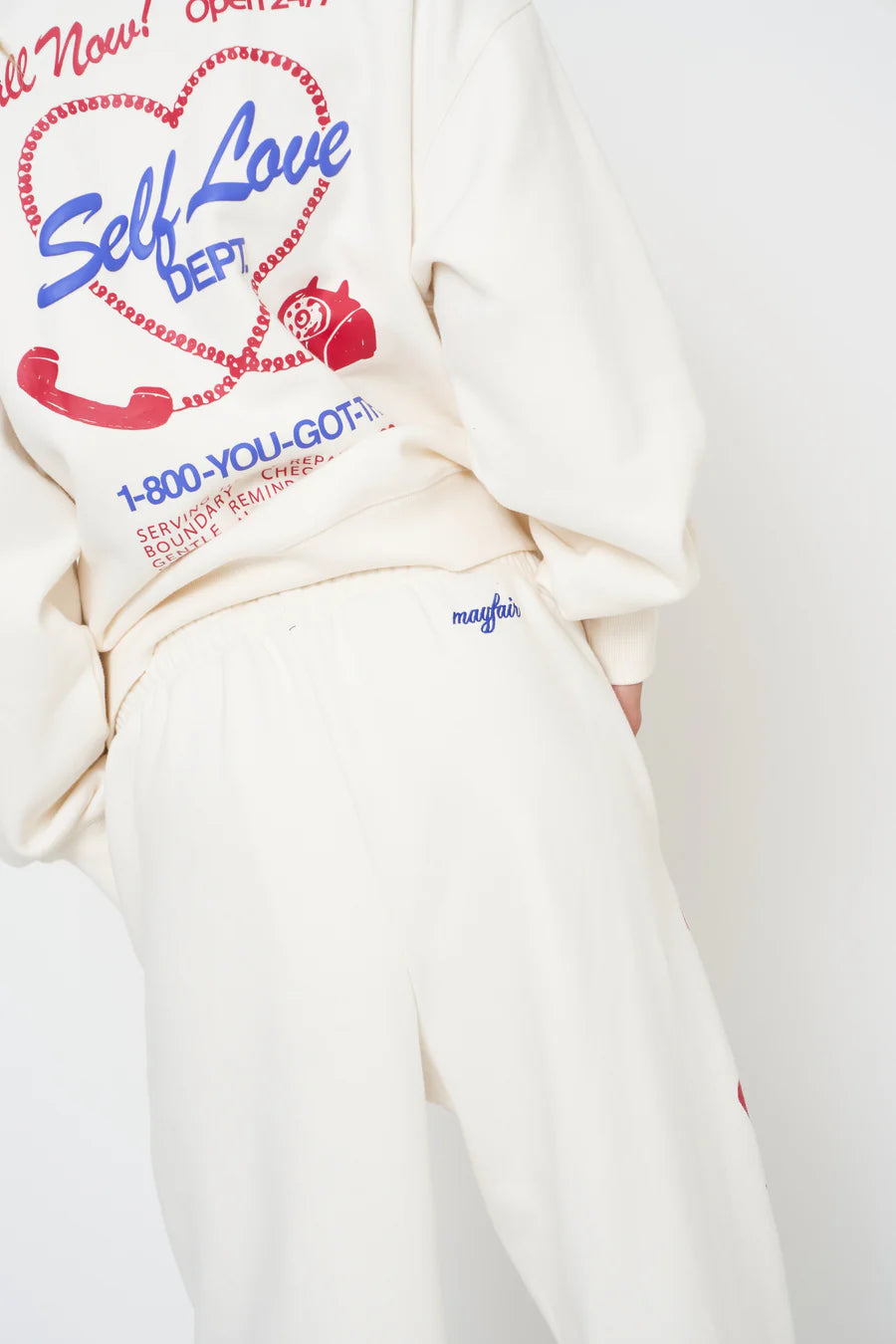 SELF LOVE CLUB OVERSIZED CREWNECK