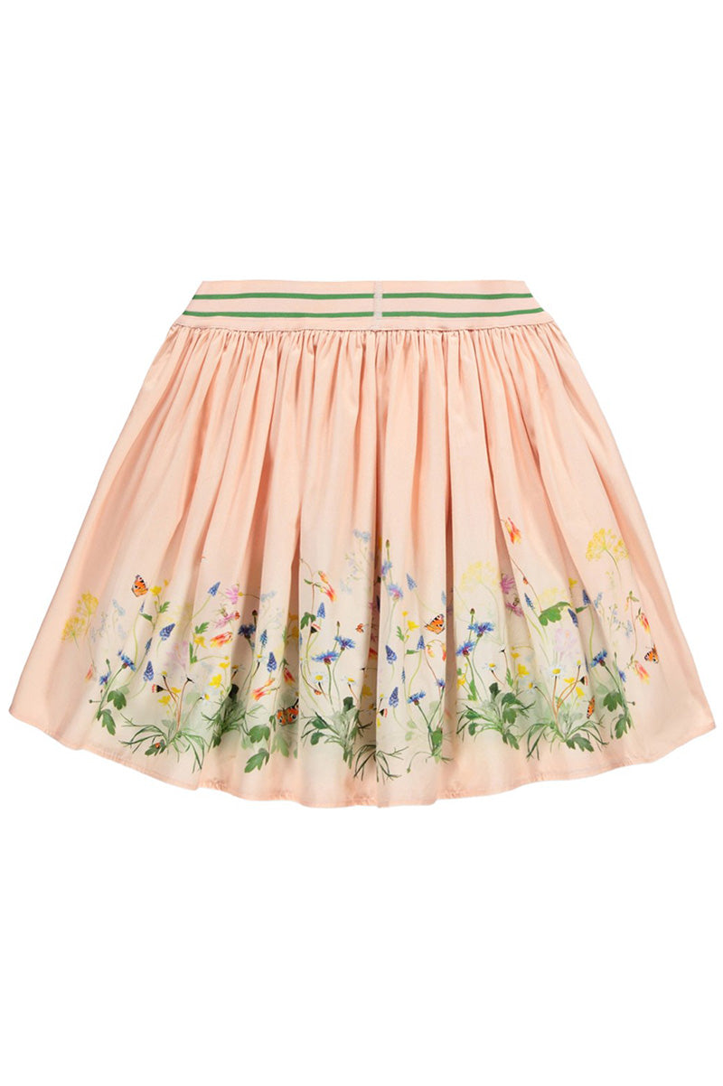 Brenda skirt in siesta peach back view